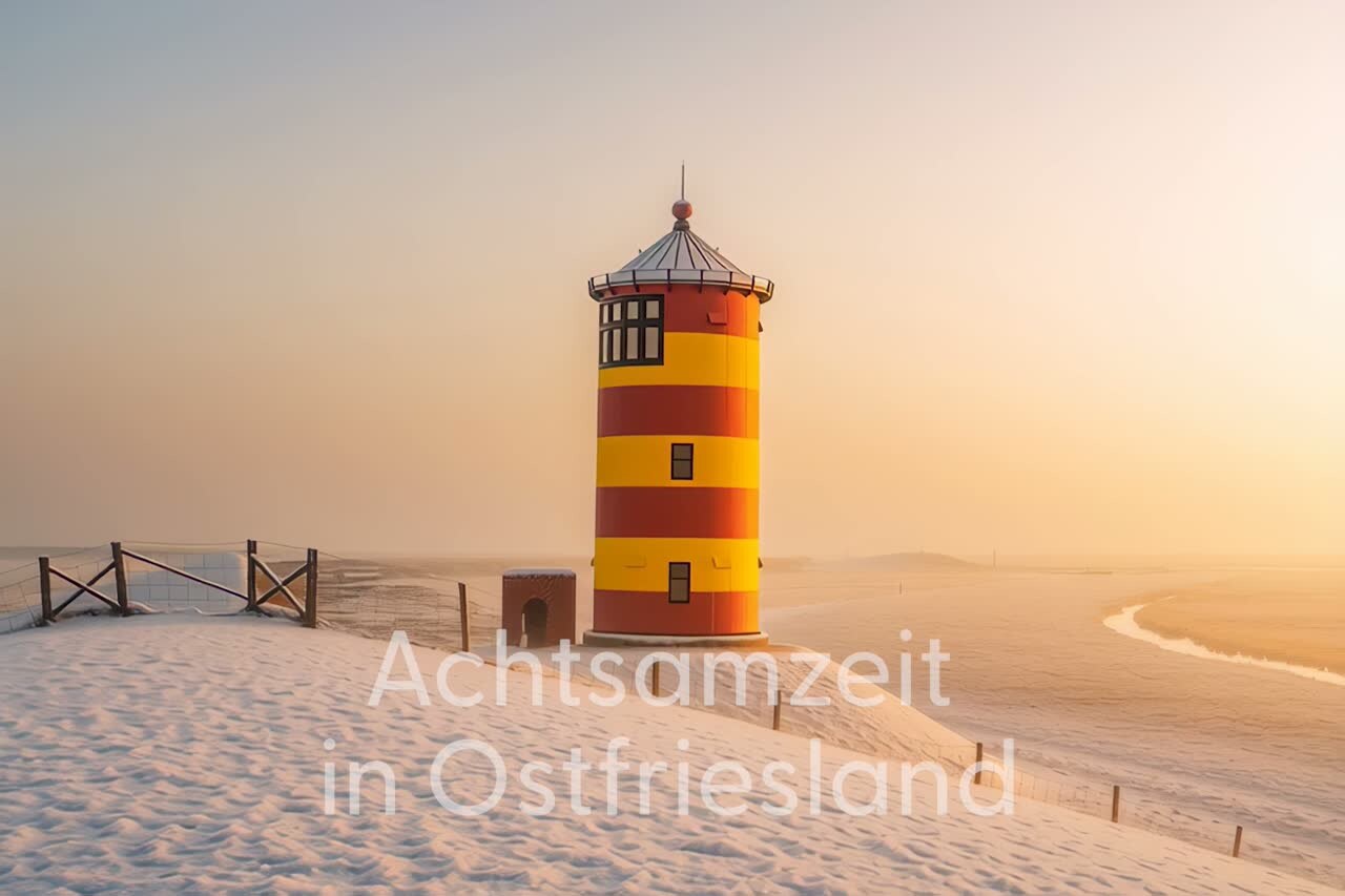Pilsumer Leuchtturm in der Urlaubsregion Krummhörn-Greetsiel – Kampagne und Familienformate