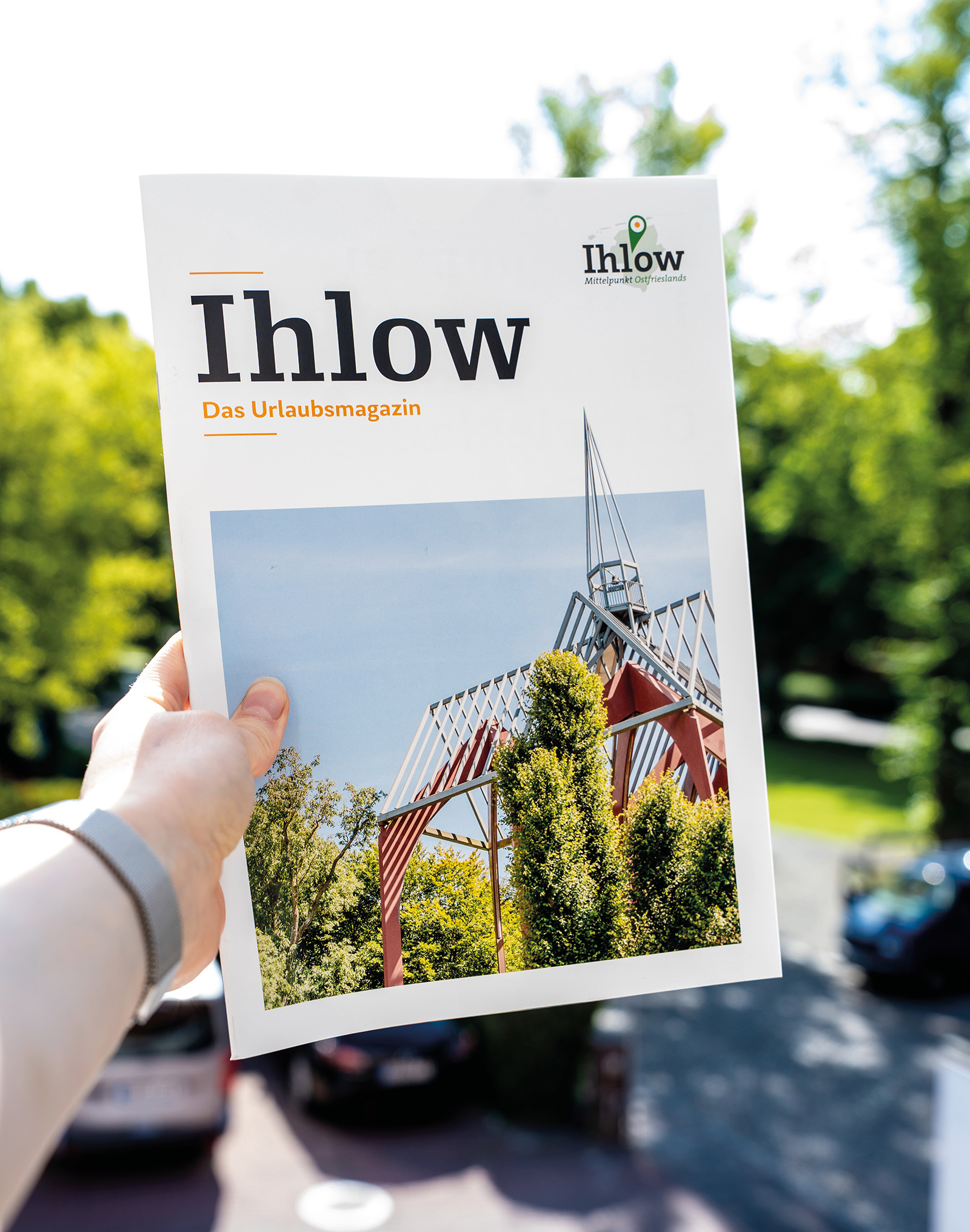 Urlaubsmagazin, Website und eigenes Illustrationssystem für die Gemeinde Ihlow