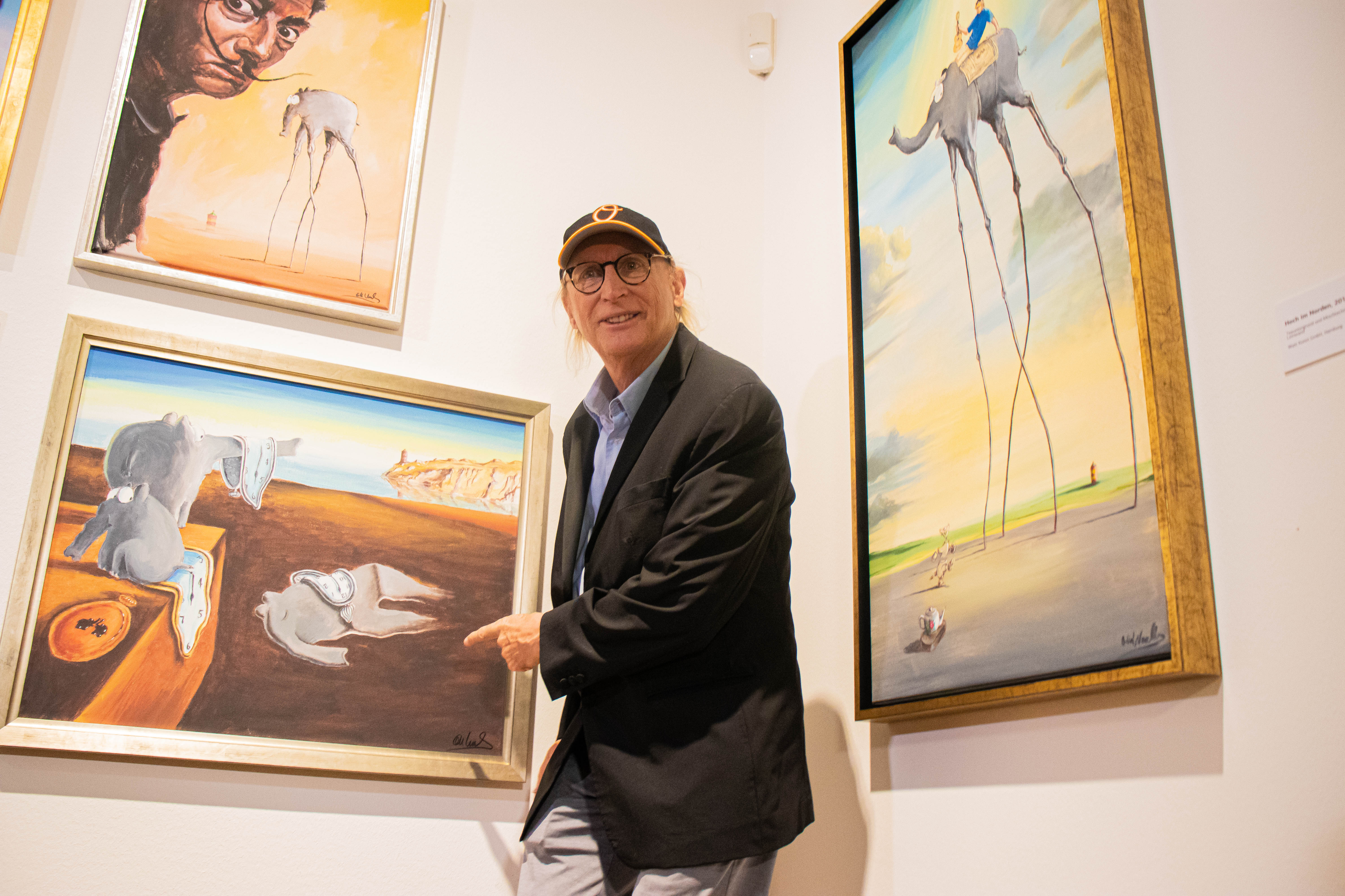 otto waalkes in der kunsthalle emden: film- & ausstellungsfotografie vor ort