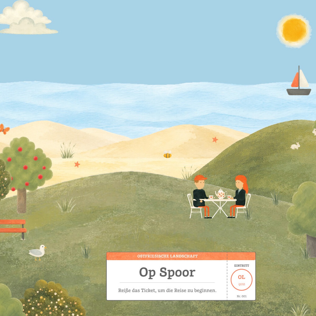Interaktive Web-App Op Spoor für den Museumsverbund Ostfriesland