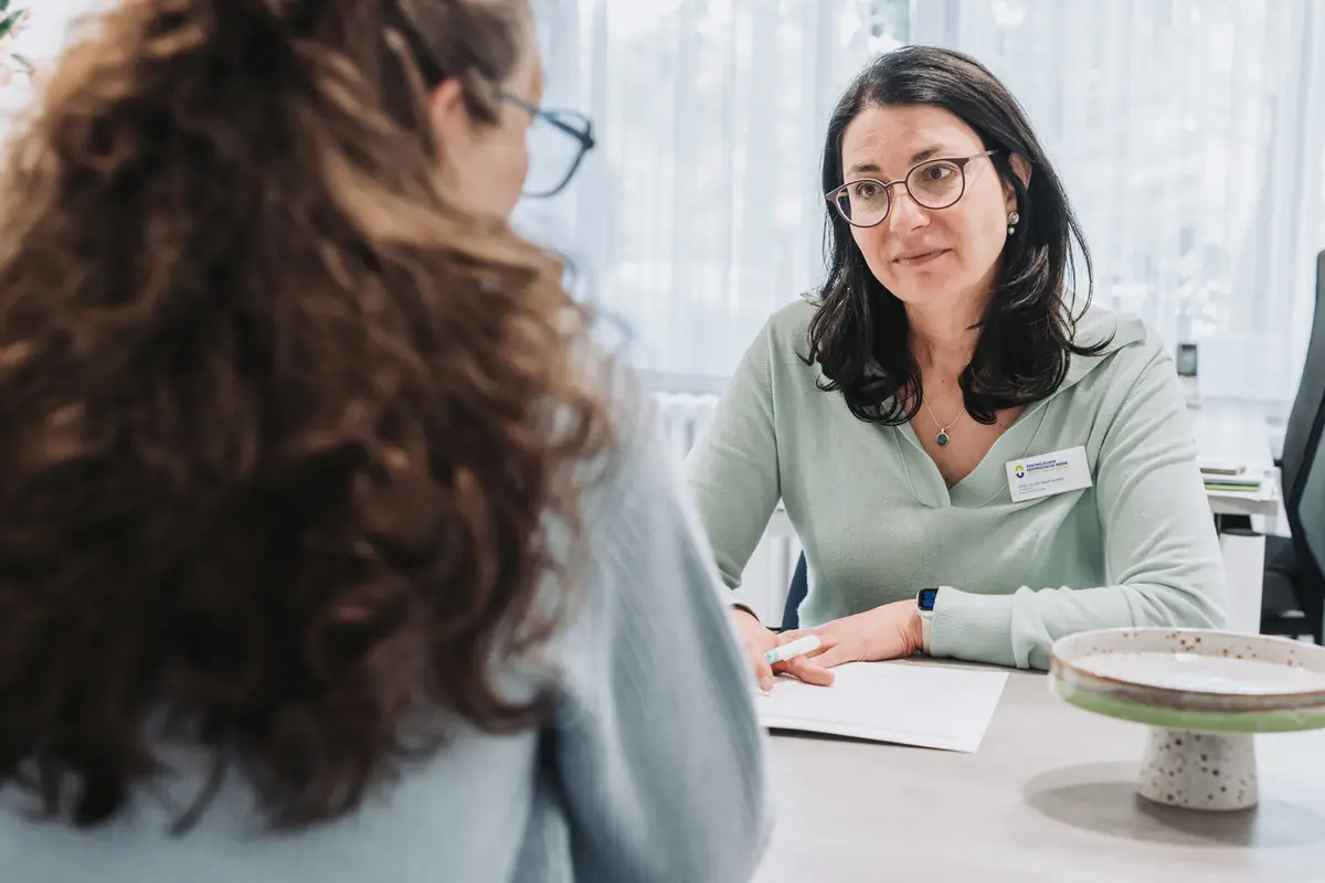 Therapiegespräch in der Klinik Norden